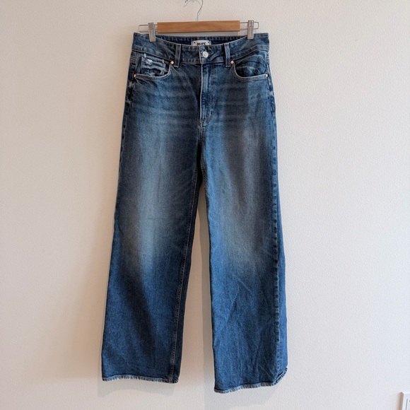PAIGE Sasha Wide Leg Jean Lovejoy Distressed Size 29 - Picture 4 of 11